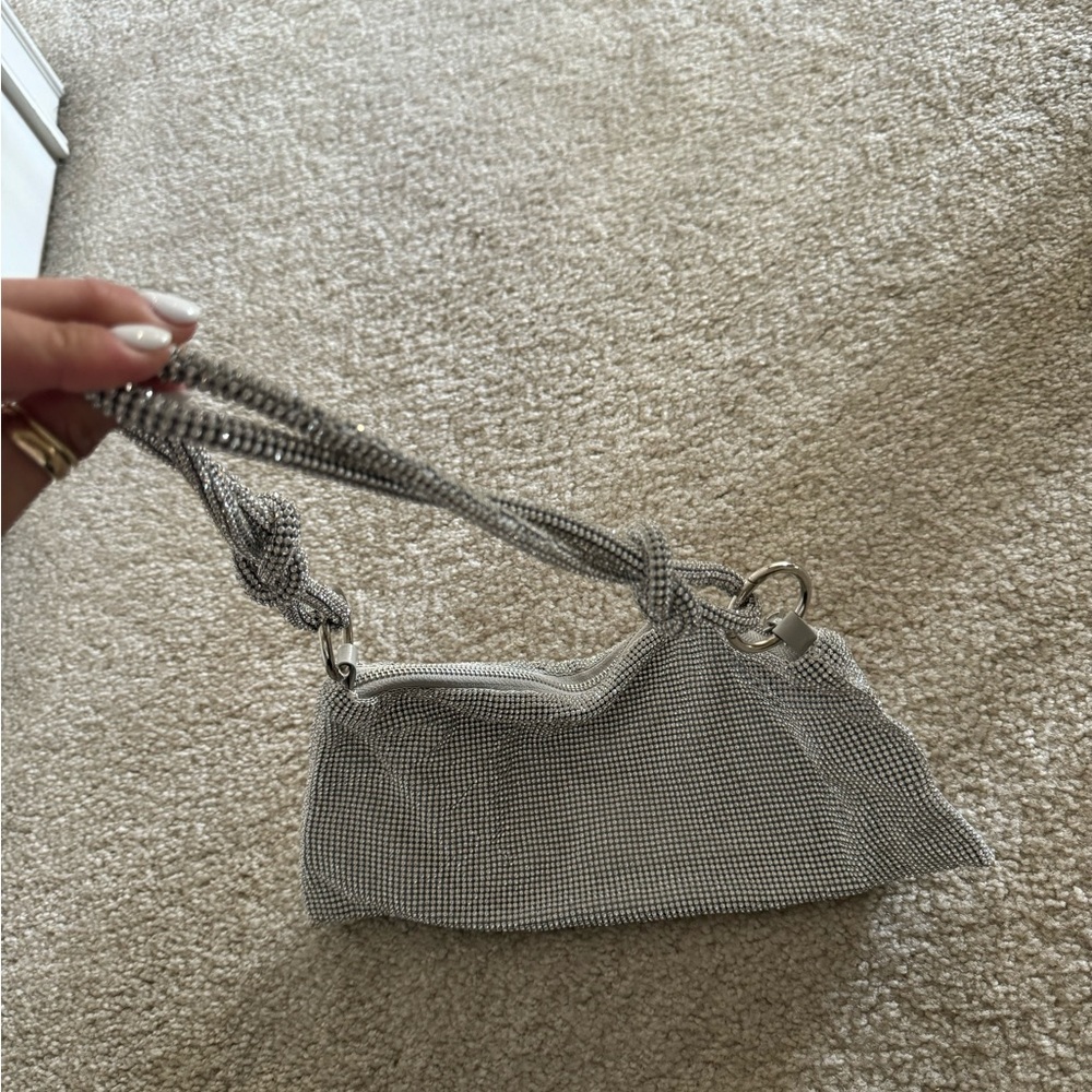 Silver rhinestone bag - Picture 4 of 9